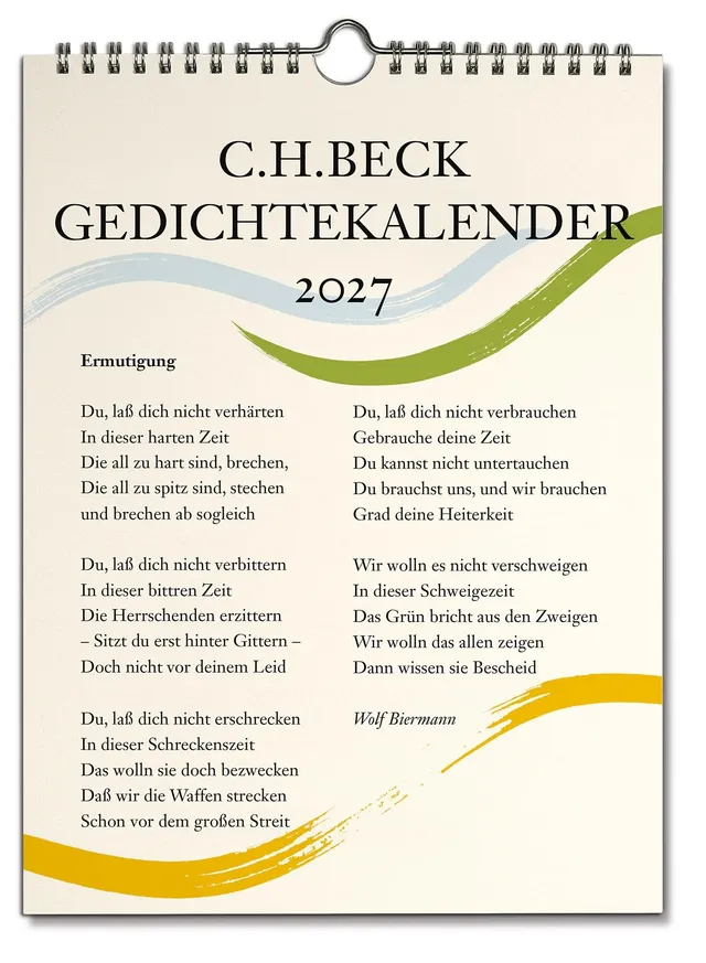 c-h-beck-gedichtekalender-kleiner-bruder-2027-wochenkalender-43-jahrgang image 1