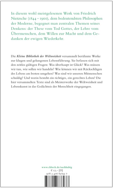 c-h-beck-also-sprach-zarathustra-kleine-bibliothek-der-weltweisheit-beck-paperba image 3