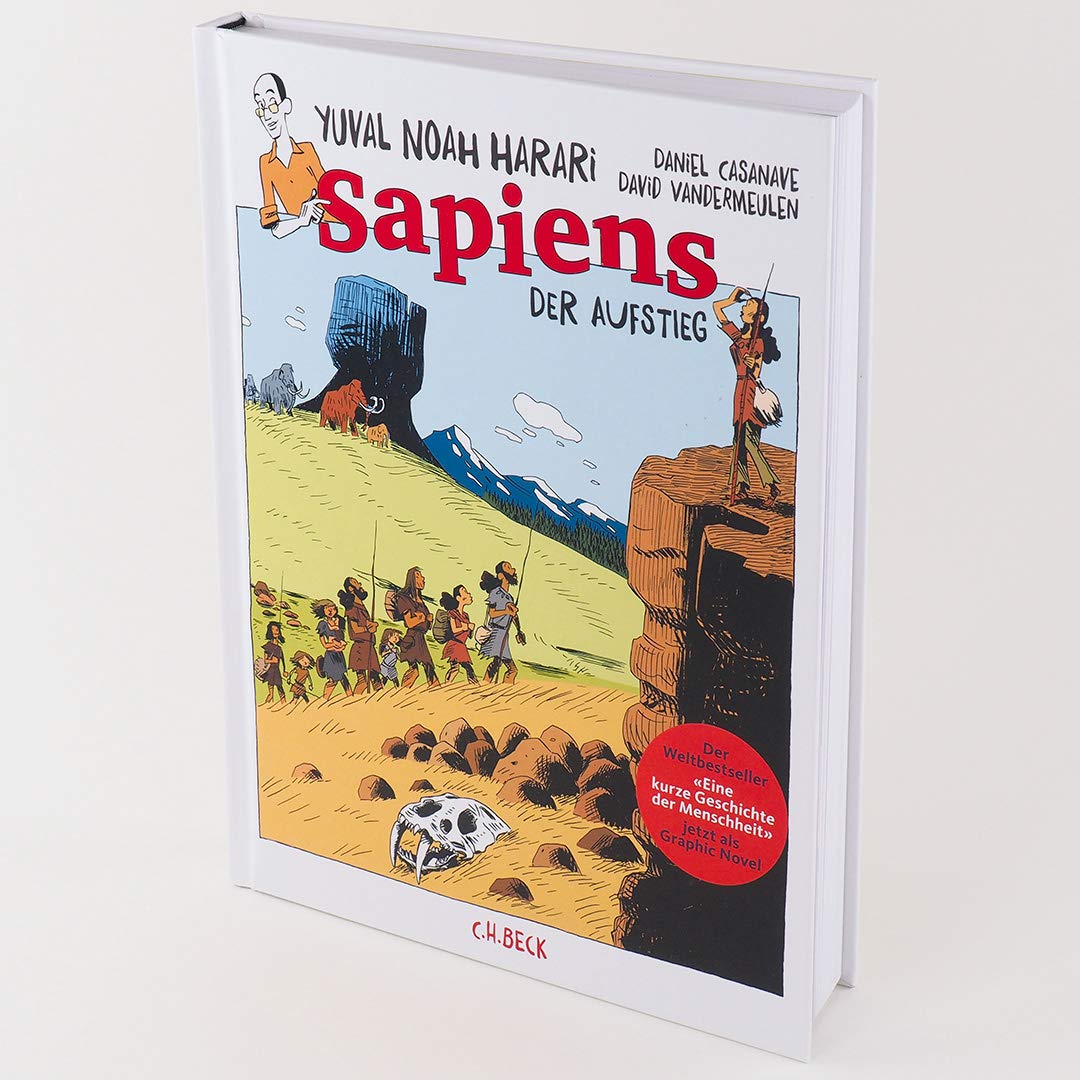 c-h-beck-sapiens-der-aufstieg-paperback-graphic-novel-geschichte-der-menschheit image 3