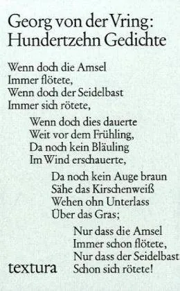 c-h-beck-hundertzehn-gedichte-textura-gedichtband-taschenbuch image 1