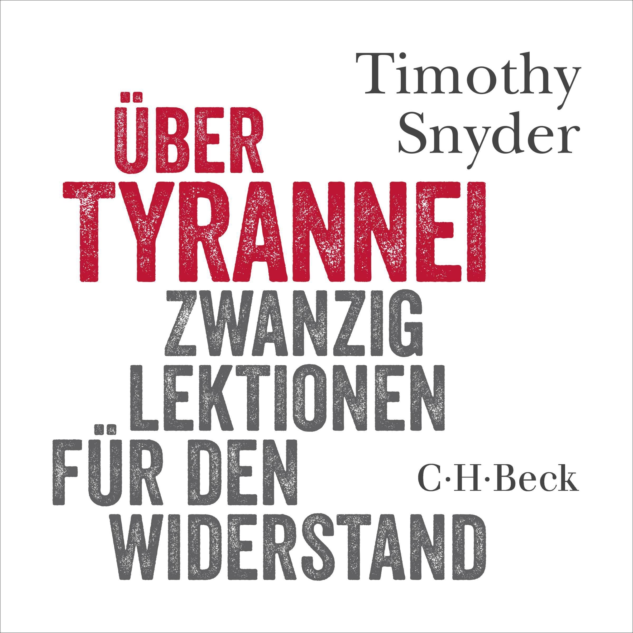 c-h-beck-ber-tyrannei-zwanzig-lektionen-f-r-den-widerstand-sonderedition image 1