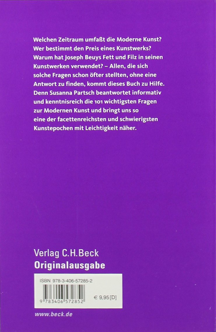 c-h-beck-die-101-wichtigsten-fragen-moderne-kunst-beck-sche-reihe-taschenbuch image 2