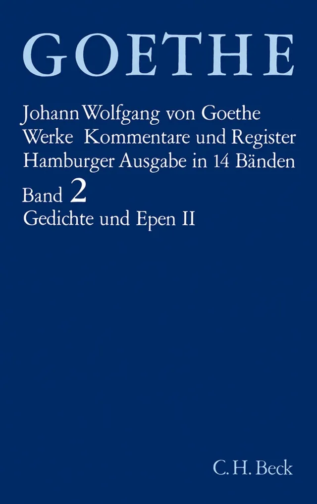 c-h-beck-goethe-werke-bd-2-gedichte-und-epen-hamburger-ausgabe image 1